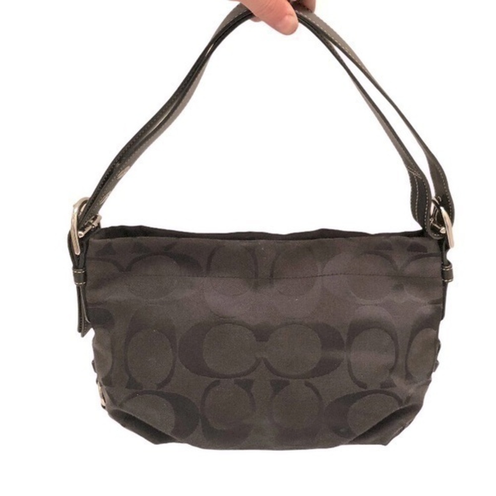 Coach vintage y2k f15068 rate signature c black convertible duffle bag